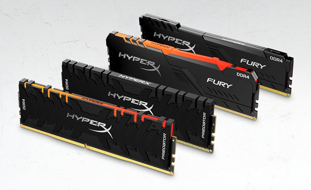 DDR4 RGB 32 GB HyperX Predator HX436C17PB3AK4/32 Kit 4 x 8 GB 3600 MHz CL17 DIMM XMP 