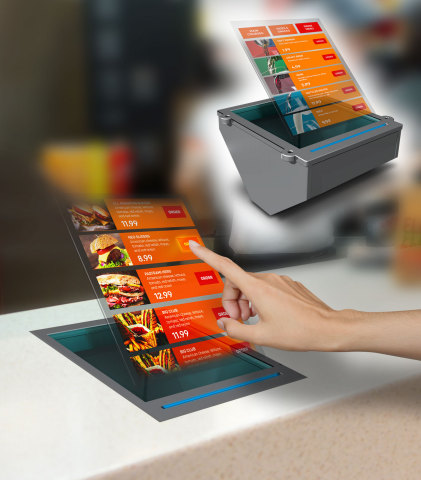 Contactless-touch Holographic System (Photo: Business Wie)
