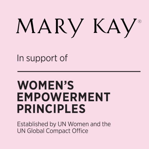 Mary Kay became a signatory of the Women’s Empowerment Principles (WEPS) on February 28, 2019. (Graphic: Mary Kay Inc.)