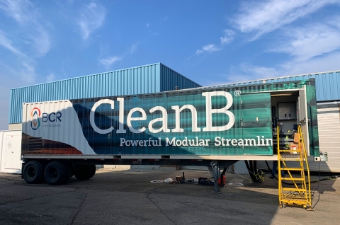 BCR's CleanB technology mobile demonstration truck offers customers like Butler County Ohio's wastewater treatment plant an opportunity to "test drive" the technology by processing material onsite before purchasing. (Photo: Business Wire)