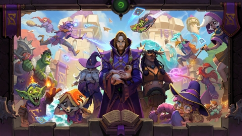 Pursue advanced study of the arcane in the latest expansion for Hearthstone, which conjures 135 new cards brimming with spellbinding synergies. (Graphic: Business Wire)