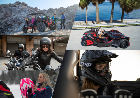 Polaris has partnered with International Female Ride Day a globally synchronized ride day celebrating women riders and their passion for powersports. IFRD will take place Saturday, August 22, on six continents in over 120 countries. (Photo: Business Wire)