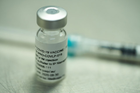 thumbnail Vial of a vaccine candidate. (Photo: Business Wire)