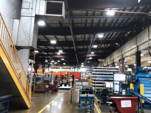 LED lighting installed for a WernerCo manufacturing facility by Fairbanks Energy Services (Photo: Business Wire)