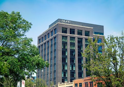 Nobu Hotel Chicago, pictured here, uses Aruba networking technology to provide a superior experience to its guests. (Photo: Business Wire)
