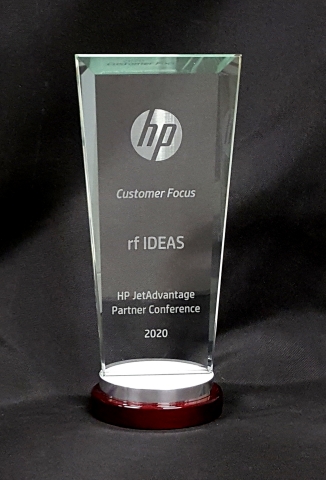 original HP JetAdvantage Partner Award for Customer Focus (Photo: Business Wire)