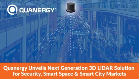 Quanergy Unveils Next Generation 3D LiDAR Solution for Security, Smart Space and Smart City Markets (Graphic: Business Wire)
