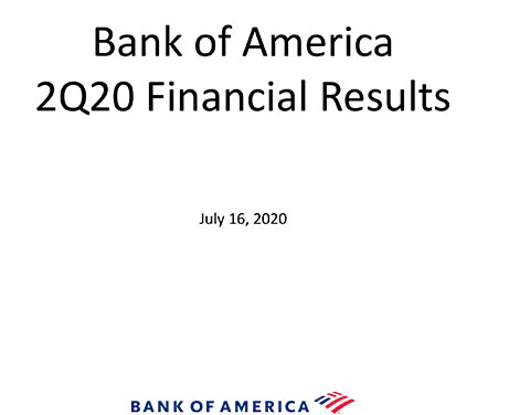 thumbnail Q2 2020 Bank of America Investor Relations Presentation