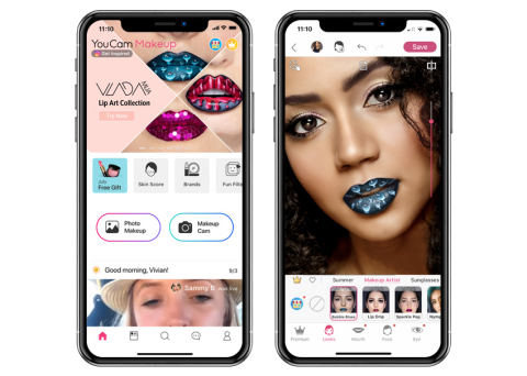 YouCam Makeup partners with esteemed lip artist, Vladamua, to bring an exclusive lip art collection to life through AI + AR virtual beauty try-on. (Photo: Business Wire)