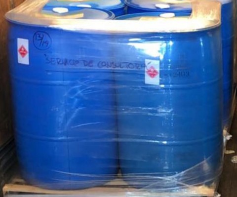 55 Gal (208 L) Plastic Blue Drum: (Photo: Business Wire)