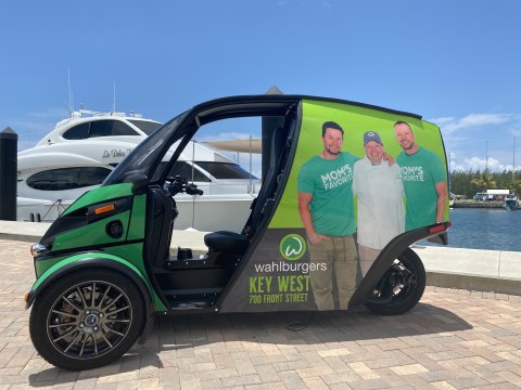 The Wahlburgers Key West Deliverator will go into service when the restaurant opens for business later this summer. (Photo: Business Wire)
