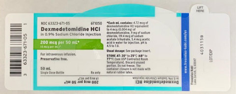 Fresenius Kabi is voluntarily recalling two lots of Dexmedetomidine Hydrochloride Injection in 0.9% Sodium Chloride Injection, 200 mcg 50 mL (4 mcg mL), 50 mL fill in a 50 mL vial due to the possibility of a trace amount of Lidocaine being present in the product. (Photo: Business Wire)