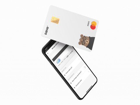 dave banking card wire business interface mastercard partnership announces exclusive roll 7mm customers its