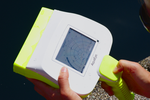 The VodaSafe AquaEye® is the world's first hand-held scanning sonar device for water-based search and rescue (Photo: VodaSafe)