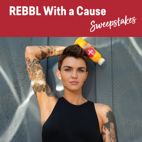 Enter the REBBL With a Cause sweepstakes featuring Ruby Rose at: tinyurl.com/rubyrebbl (Photo: Business Wire)