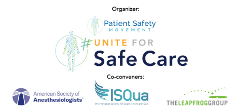 thumbnail #uniteforsafecare co-convener logos (Graphic: Business Wire)