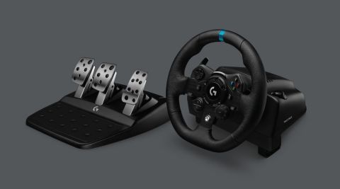 Introducing the Logitech G923 Racing Wheels and Pedals, featuring TRUEFORCE for Microsoft Xbox and PC (Photo: Business Wire)