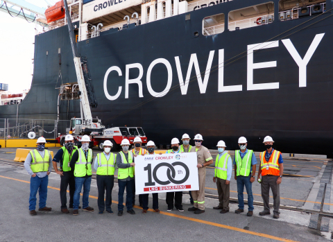 Eagle LNG, Crowley, JAXPORT 100th Bunkering Celebration (Photo: Business Wire)