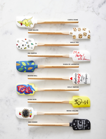 Celebrity Designed Spatulas Benefiting No Kid Hungry Available Now at Williams Sonoma (Photo: Business Wire).