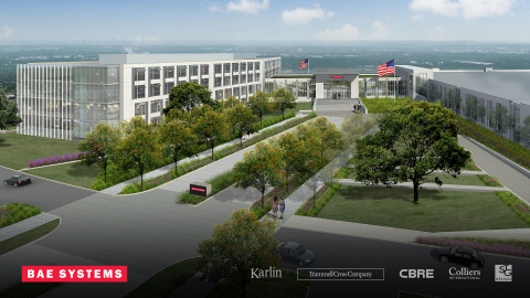 BAE Systems' new site in Parmer Austin Business Park will be able to house more than 1,400 employees and will include engineering, manufacturing, laboratory, and office space to primarily support U.S. Department of Defense customers. (Photo: BAE Systems)