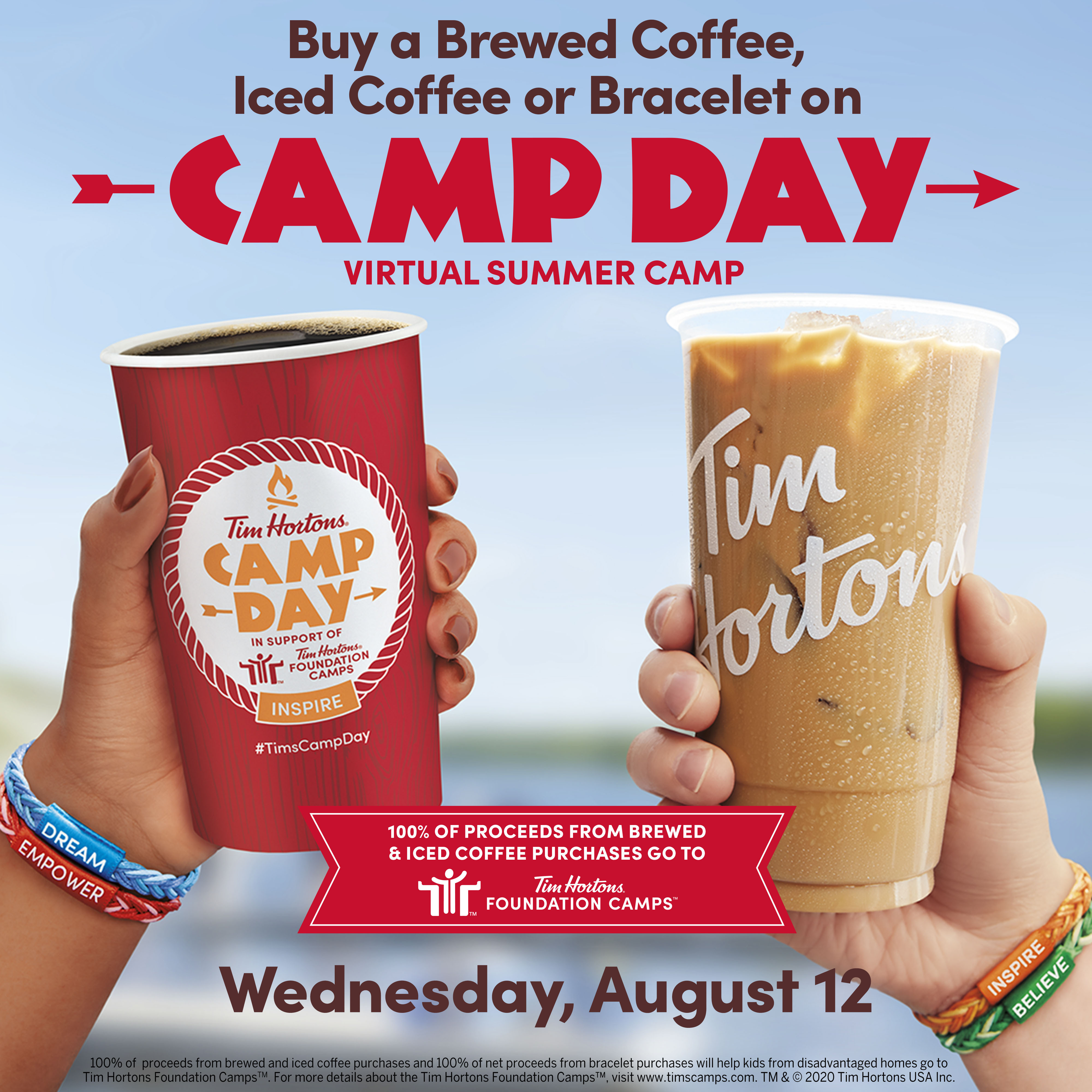 Buy A Coffee Help Change A Life Today Is Tim Hortons Annual Camp Day Supporting Virtual Tim Hortons Foundation Camps Business Wire