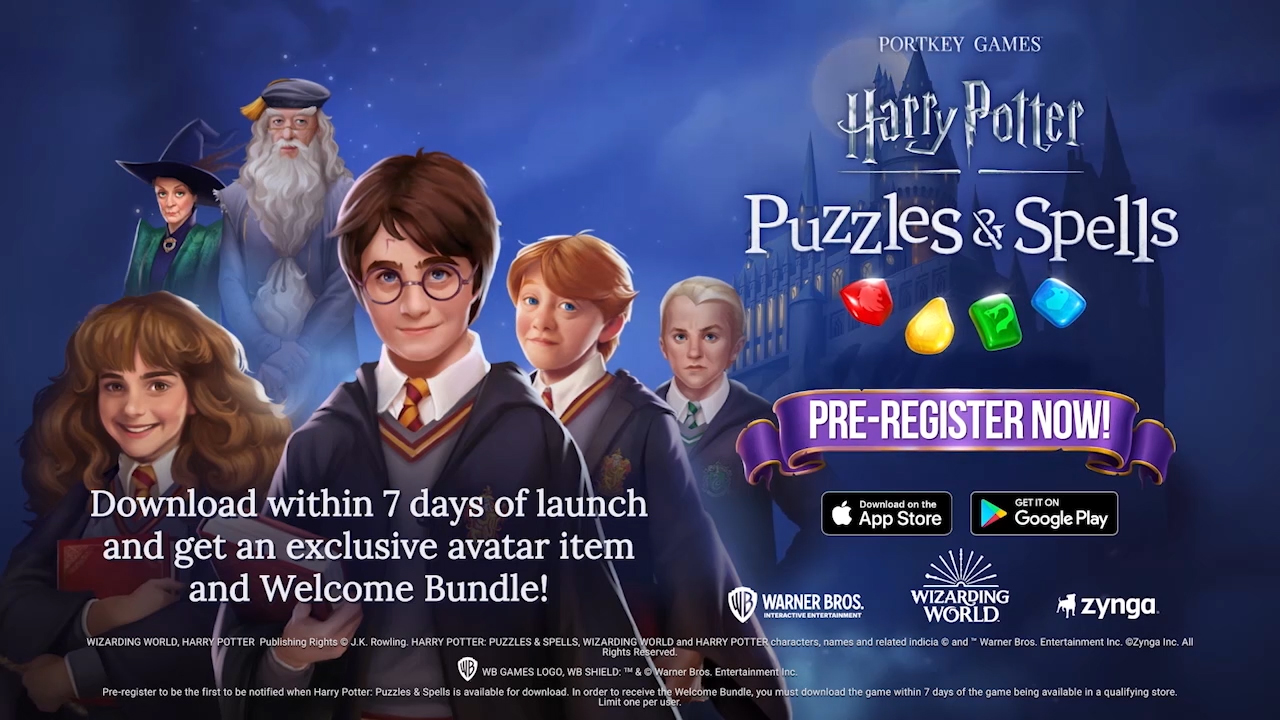 Harry Potter: Puzzles & Spells opens pre-registration on Google Play