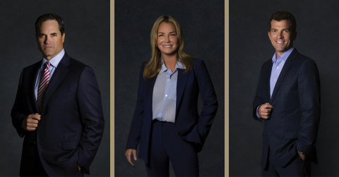 Camden Capital Partners John Krambeer, Kara Boccella and Mark Udis have been distinguished as Most Influential Wealth Managers by the Los Angeles Business Journal. (Photo: Business Wire)