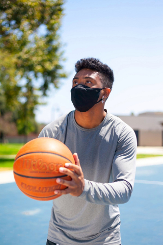The new OURA Active Mask is a reusable antimicrobial mask that is specifically designed to better suit the needs of active individuals who require protection during exercise. (Photo: Business Wire)