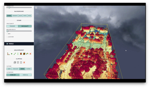 The Kaarta Cloud® platform allows users to process Velodyne’s 3D lidar data into a registered point cloud map. It provides a continuous framework to the data which then can be optimized with functions including filtering, loop closure, conversion and more. (Photo: Kaarta)