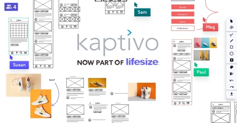 Kaptivo advanced collaboration is now part of Lifesize. (Graphic: Business Wire)