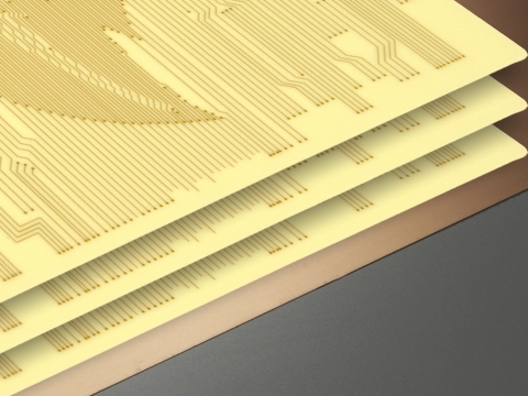 Patterned Printed Wiring Board Material “MCL-HS200” (Graphic: Business Wire)