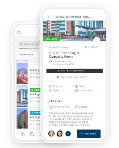 Travel nurses and allied professionals nationwide can now download the most powerful and practical mobile app to help them find, book, and manage their assignments with the launch of newest version of AMN Passport by AMN Healthcare. (Photo: Business Wire)