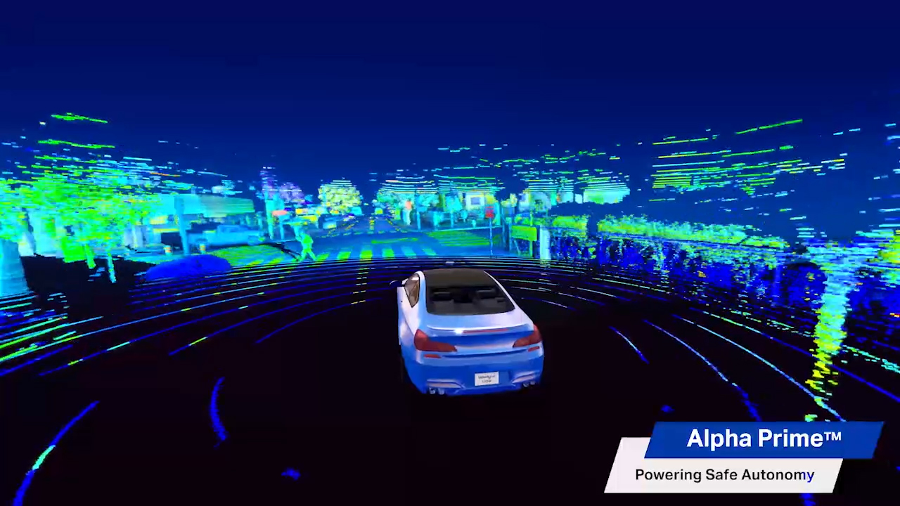 Velodyne Alpha Prime™, utilizing Velodyne’s patented surround view technology, provides a world-class combination of field-of-view, range and image quality. (Video: Velodyne Lidar, Inc.)