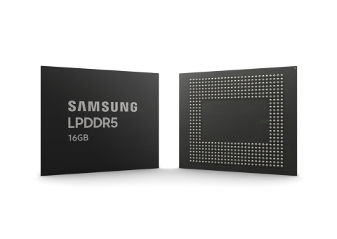 New Samsung mobile memory -- 16Gb LPDDR5 (Photo: Business Wire)