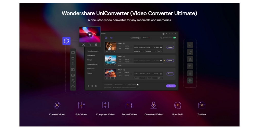 Wondershare UniConverter12 Released: A Complete Video Toolbox - Become More  Powerful | Business Wire