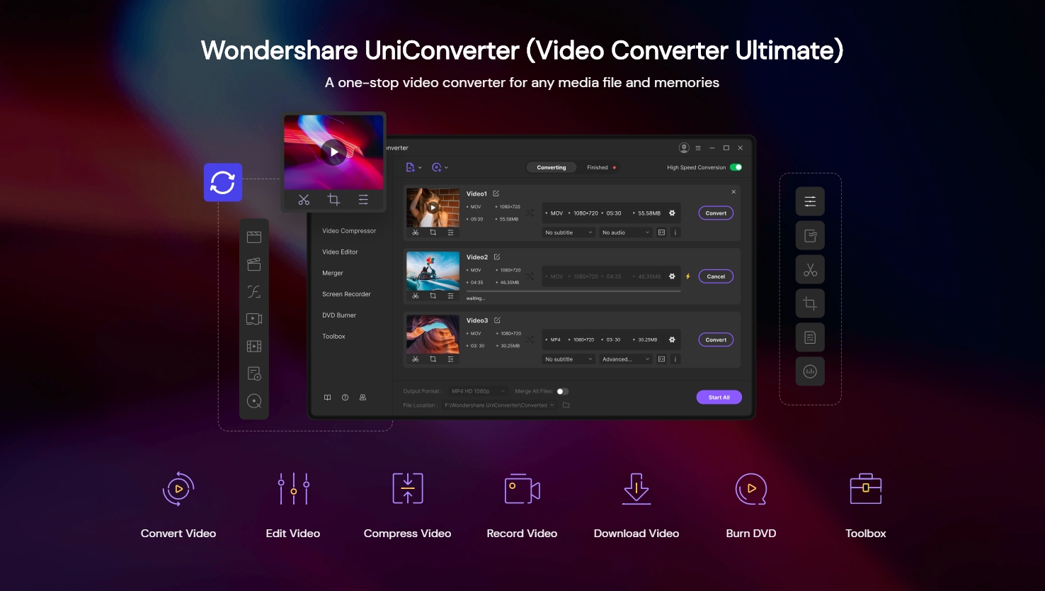 Wondershare UniConverter12 Released: A Complete Video Toolbox - Become More  Powerful | Business Wire