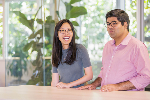 Nicole Hu, Chief Technology Officer, and Ahmad Wani, CEO, One Concern. (Photo: Business Wire)