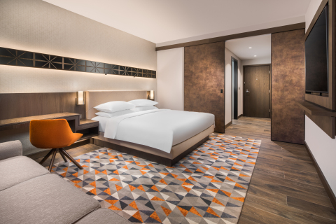 King guestroom inside Hyatt Regency Sofia (Photo: Business Wire)