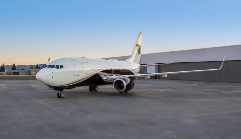 The Boeing Business Jet (BBJ) managed by Silver Air is now available for charter and uniquely without restrictions by the jet’s owner (Photo: Business Wire)