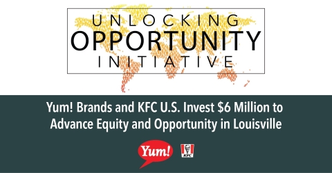 Yum! Brands and KFC U.S. today announced plans to invest $6 million over five years to advance equity and opportunity across Louisville, particularly in the West End. (Graphic: Business Wire)