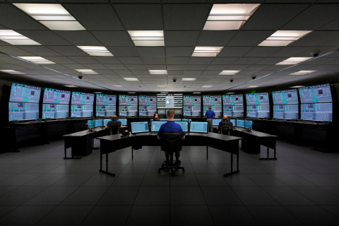 The simulator control room at NuScale Power's small modular reactor design facility in Oregon. Photo courtesy of NuScale