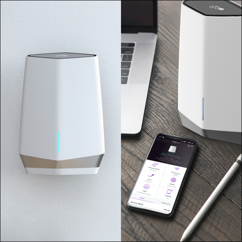 Featuring the latest WiFi data security standard, WPA3, along with 4 SSIDs and VLAN support, the Orbi Pro WiFi 6 Mesh System provides a secure network while also isolating connections for separate activities, making it the ideal solution for today’s work from home paradigm. (Photo: Business Wire)