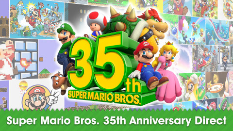 In a new video presentation released today, Nintendo detailed several games, products and in-game events that are all arriving for the 35th anniversary of Super Mario Bros. The full video presentation can be viewed by visiting http://supermario35.com/. (Graphic: Business Wire)