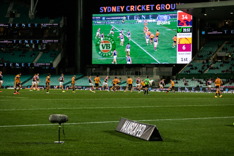 The remaining home games of the season will include MANSCAPED signage and spirit as the Roosters compete for their third consecutive NRL Premiership. (Photo: Business Wire)