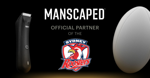 MANSCAPED is excited to announce its first overseas partnership with the Sydney Roosters. (Graphic: Business Wire)