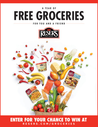 original Reser's Fine Foods Free Groceries for a Year (Graphic: Business Wire)