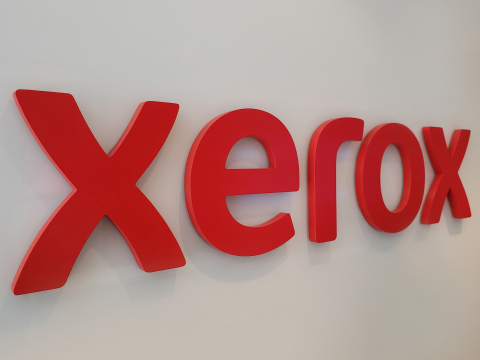 Xerox logo headquarters sign. (Photo: Business Wire)
