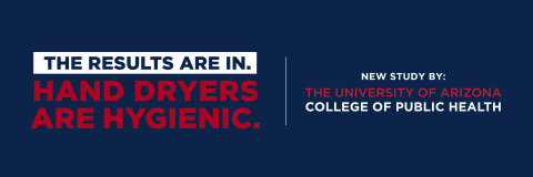 thumbnail New study: hand dryers equally hygienic to paper towels for drying hands; Findings support World Health Organization and Centers for Disease Control and Prevention hand washing recommendations (Photo: Business Wire)