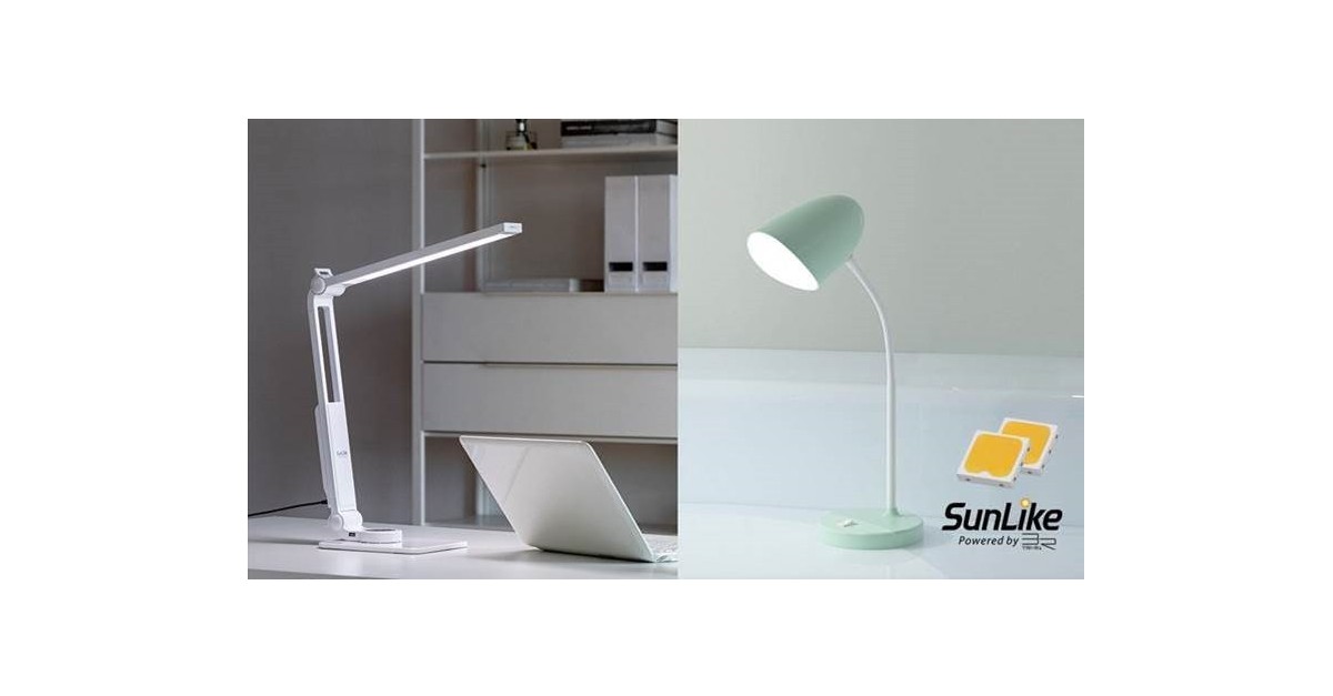 Desk Lamps With Seoul Semiconductor’s SunLike Series Natural Spectrum