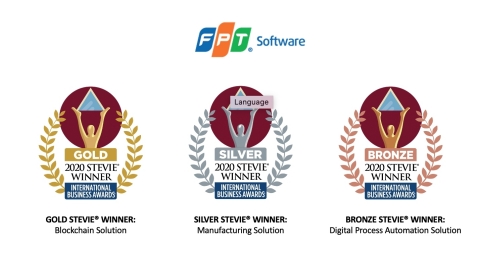thumbnail FPT Software's products have won Gold, Silver, and Bronze Stevie awards at the 17th Annual International Business Awards®. (Graphic: Business Wire)